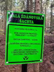 Malá žďánovská šachta | Žďánov - Kašperské Hory